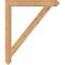 Ekena Millwork Traditional Arts & Crafts Smooth Bracket, Western Red Cedar, 3 1/2"W x 32"D x 38"H BKT04X32X38TRA03SWR - alternate 3
